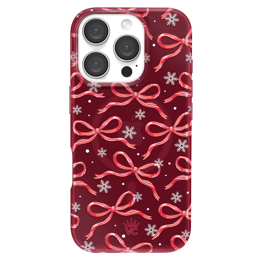 Candy Cane Bows iPhone Case