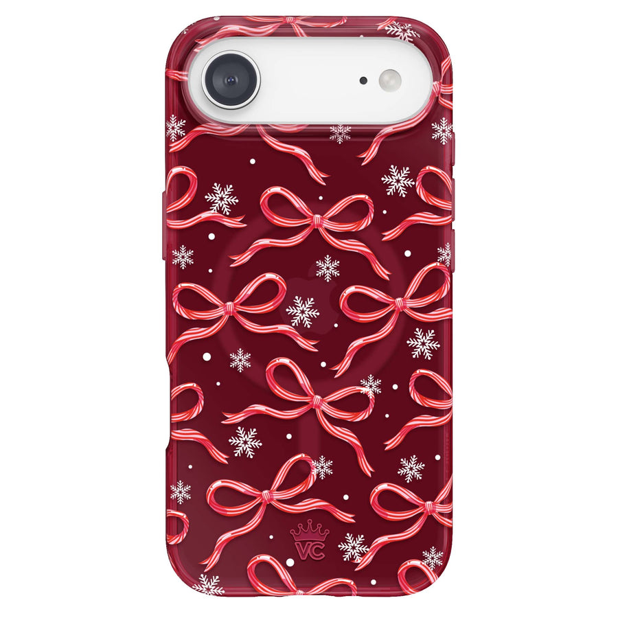 Candy Cane Bows iPhone Case