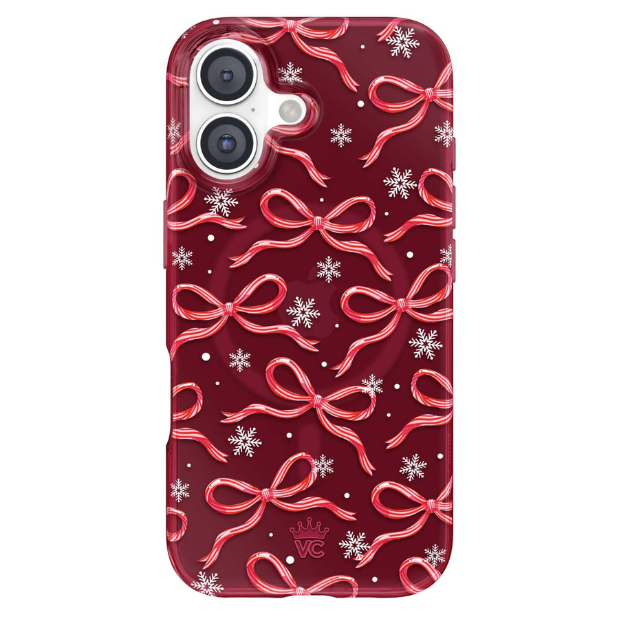 Candy Cane Bows iPhone Case