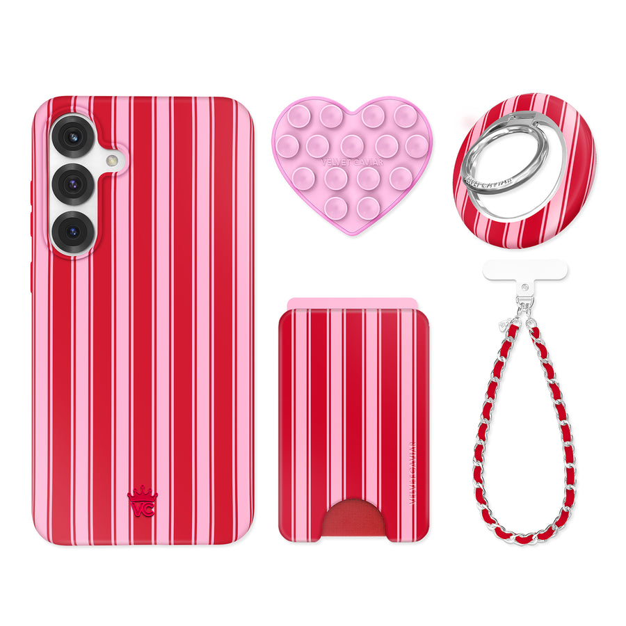 Candy Stripes Samsung Bundle Set