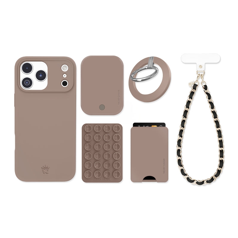 Cashmere Taupe iPhone Bundle Set