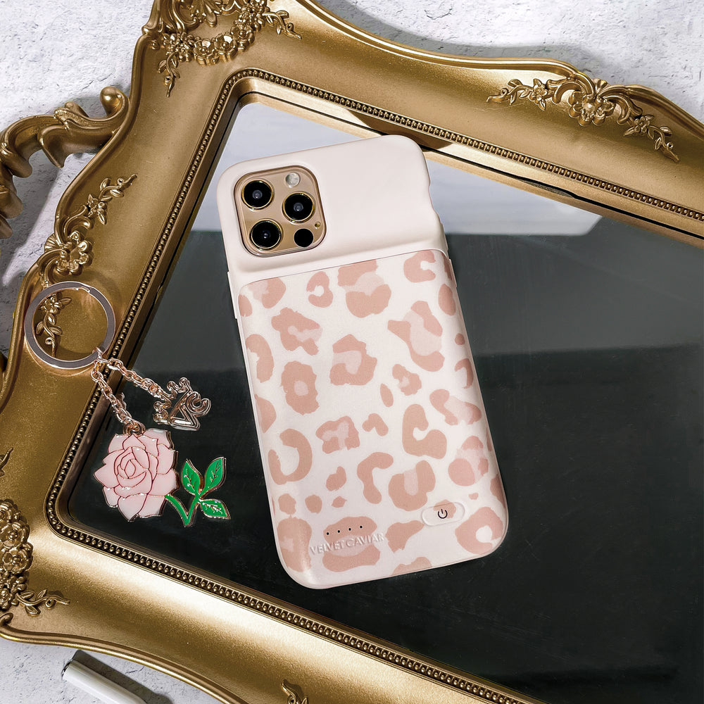 Blush Leopard iPhone Charging Case Blush Leopard iPhone Charging Case