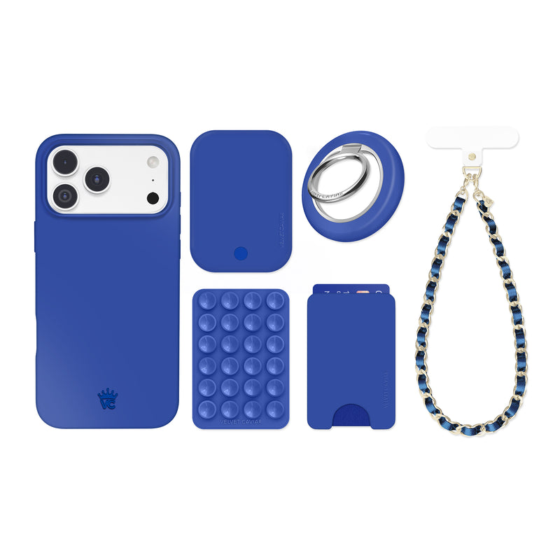Cobalt Blue iPhone Bundle Set