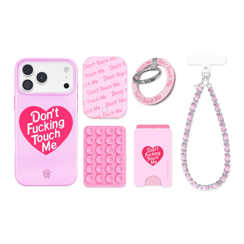 Don't F Touch Me iPhone Bundle Set