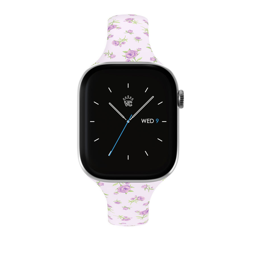 Dainty Lilac Floral Apple Watch Band