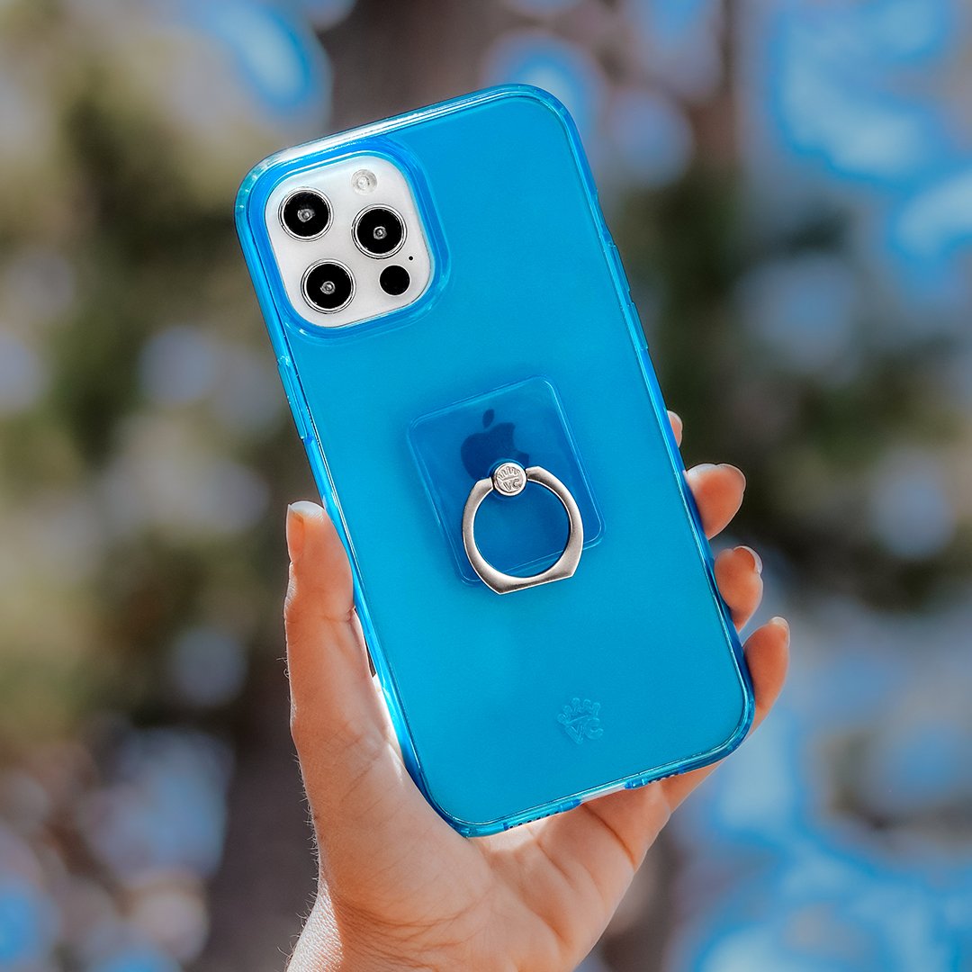 LV Neon Blue iPhone XS Max Case