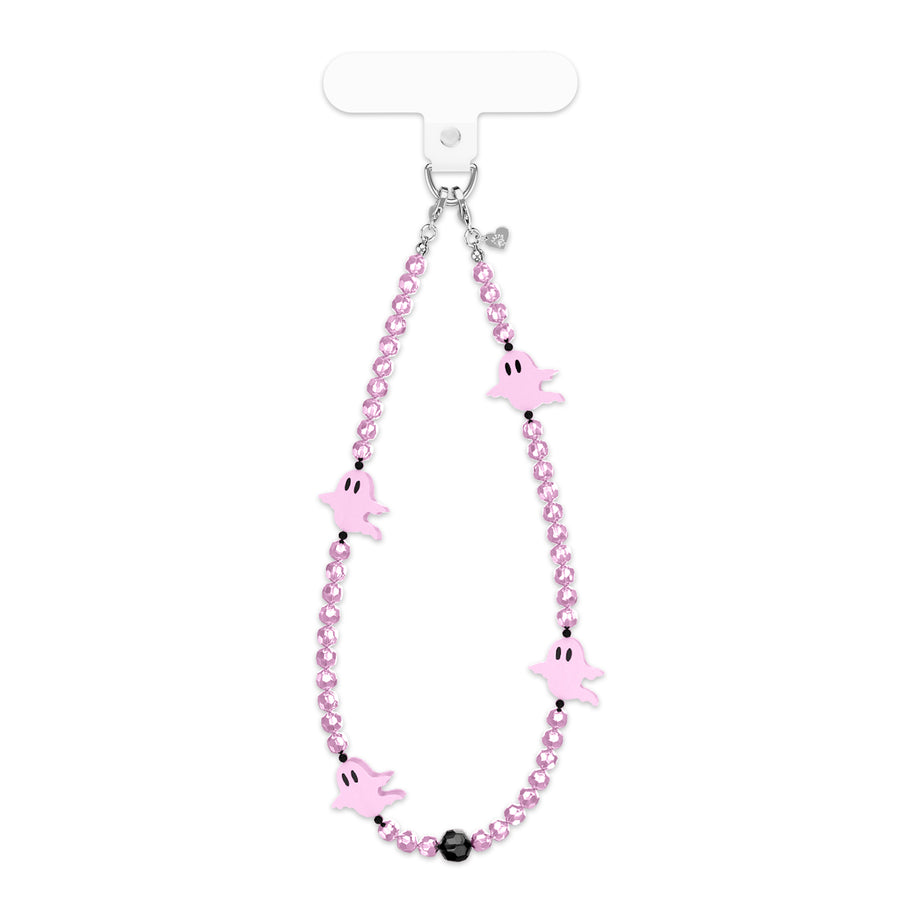 Ghosted Pink Phone Charm