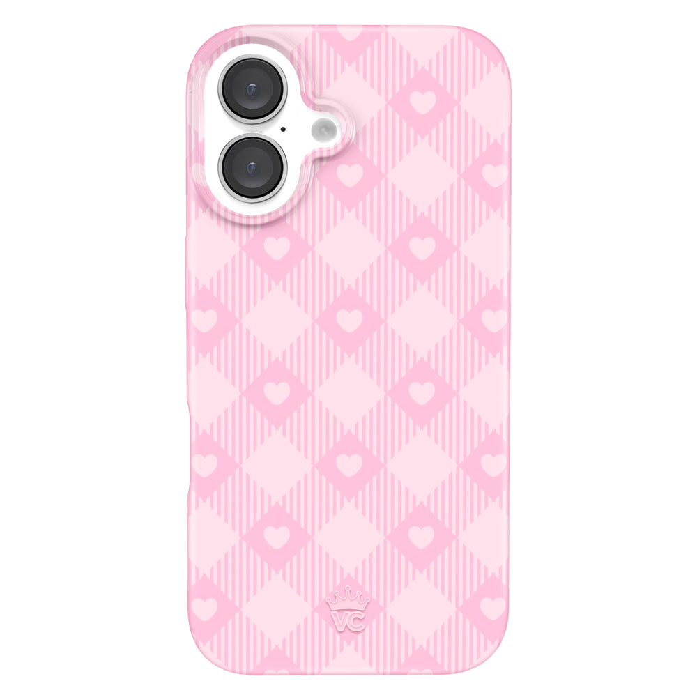 iPhone 15 Pro Dolly Pink Gingham Cute Phone Case | Velvet Caviar iPhone 15 Pro Dolly Pink Gingham Cute Phone Case | Velvet Caviar
