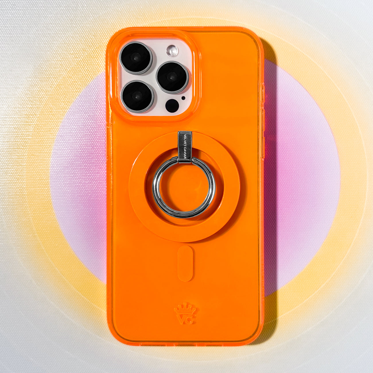 Neon Orange MagSafe Grip Ring - Thumbnail 3