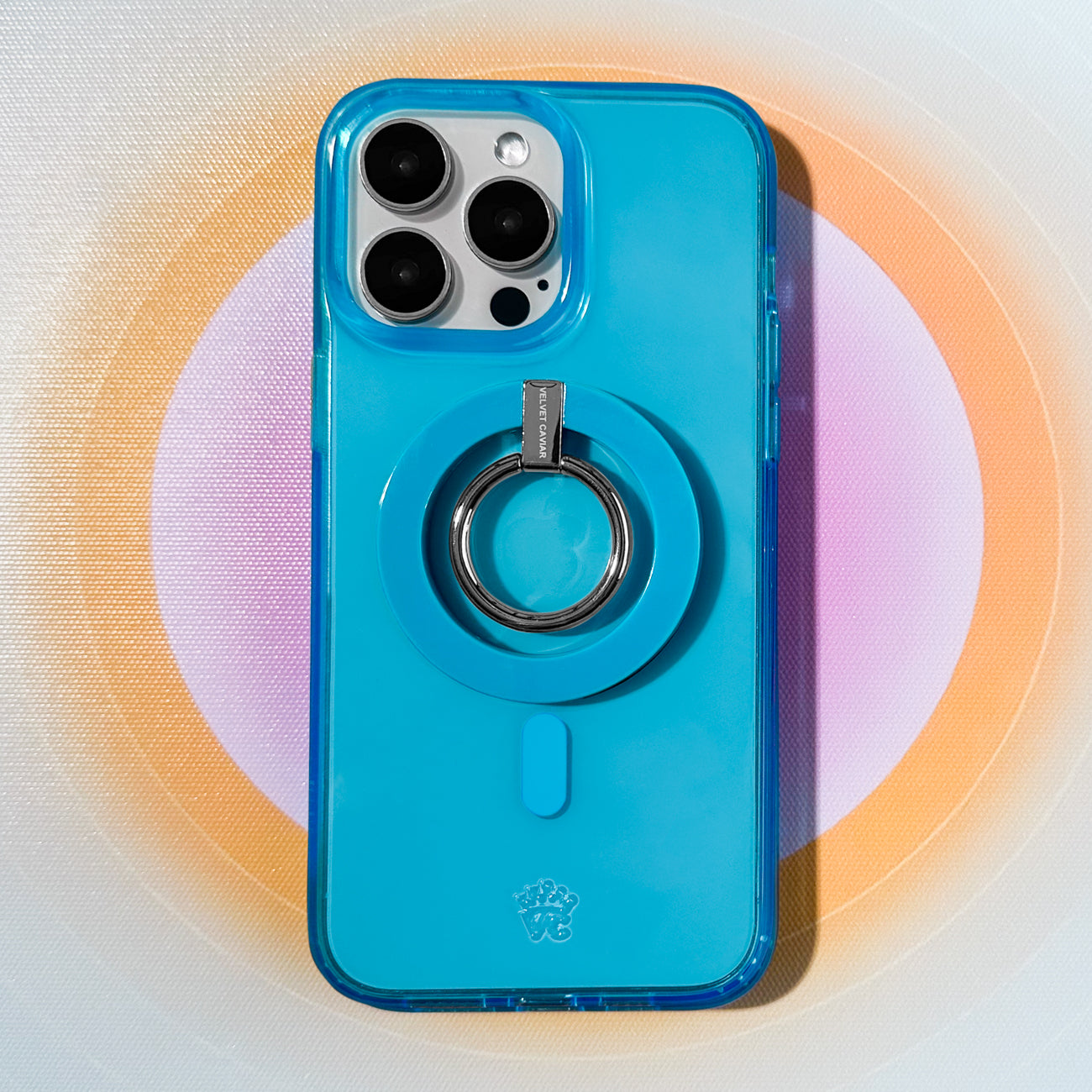 Neon Blue MagSafe Grip Ring - Thumbnail 2