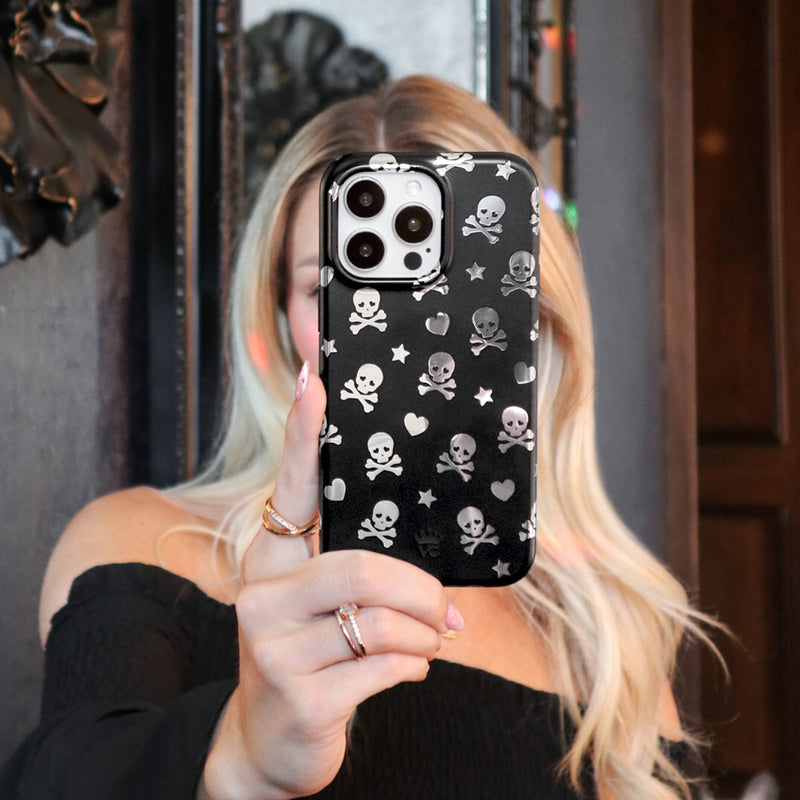 Chrome Skulls iPhone Case - Main Image
