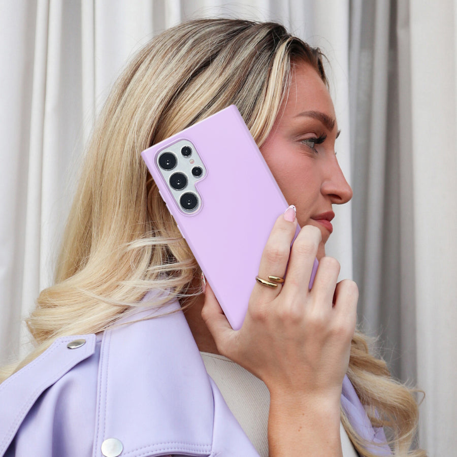 Lilac Gelato Samsung Case lifestyle