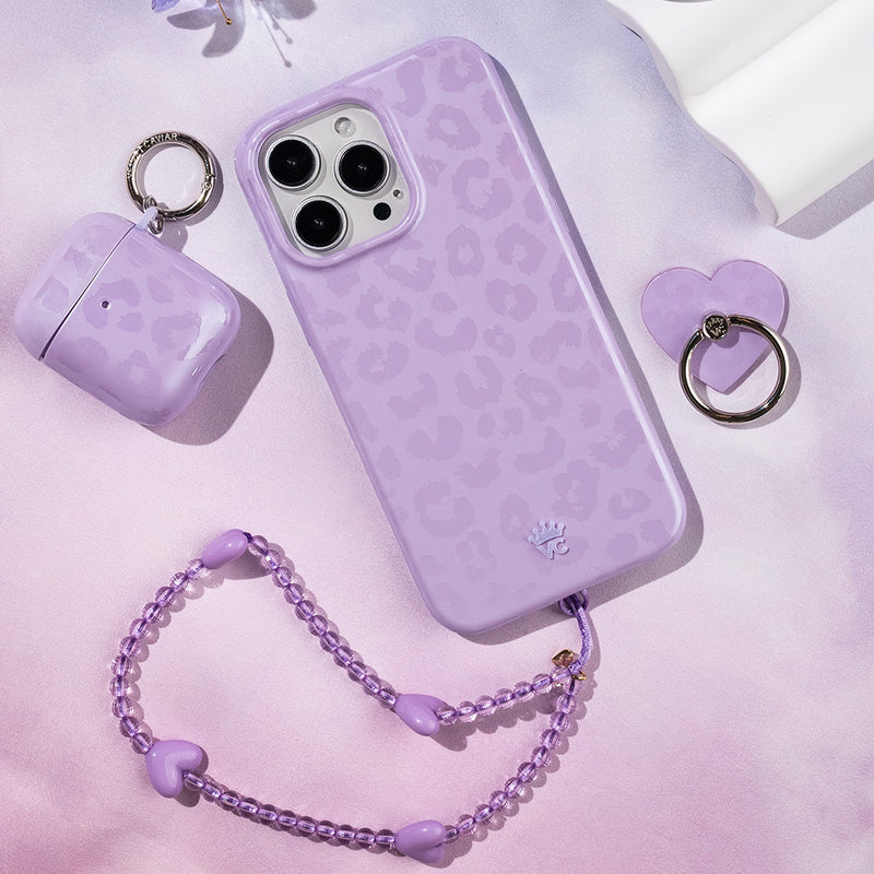 Lilac Leopard AirPod Case