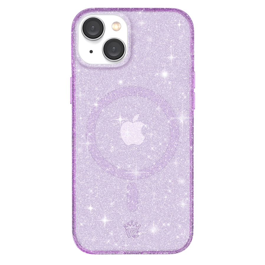 Lilac Stardust Glitter iPhone Case