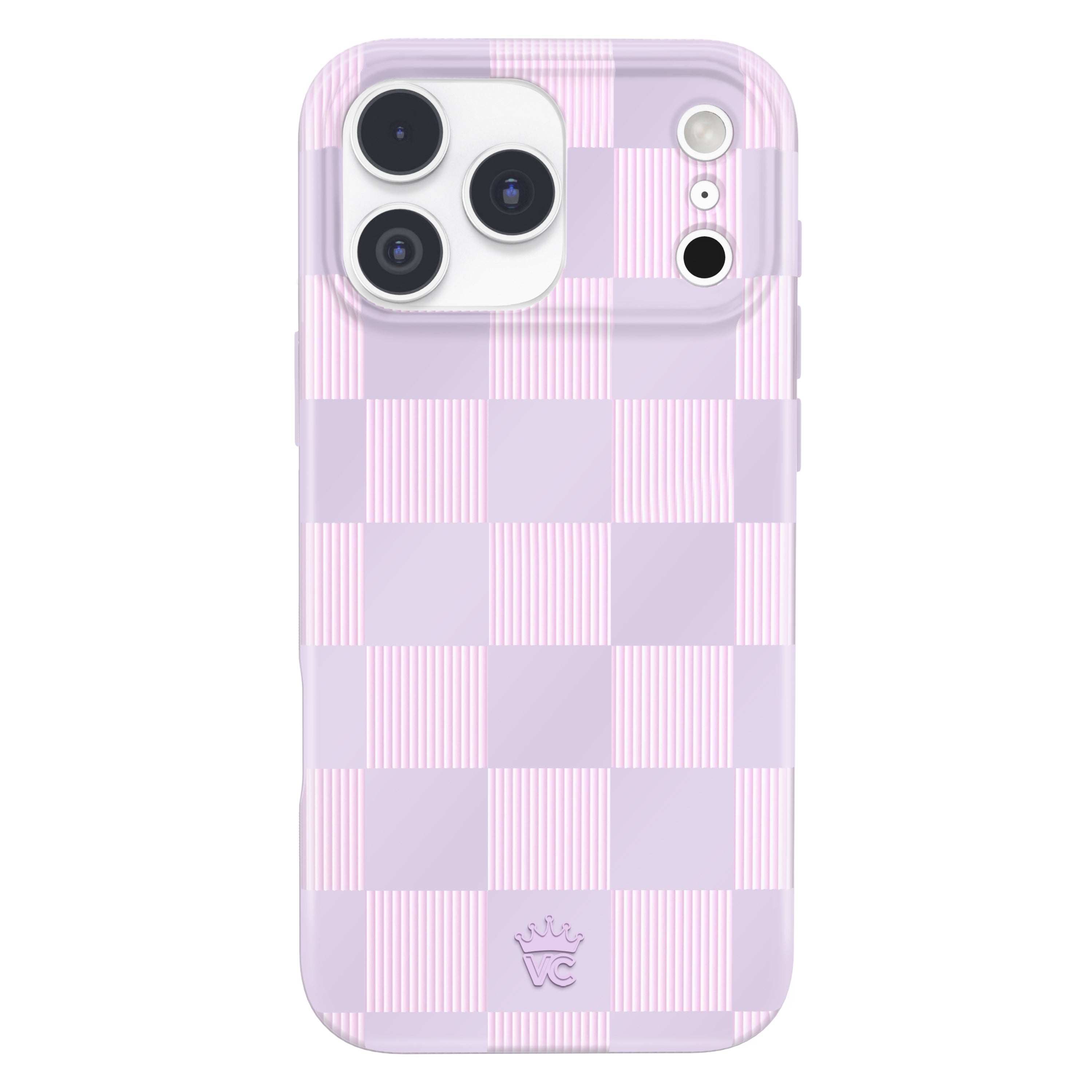 Lilac Vibe Checkered iPhone Case - Thumbnail 5
