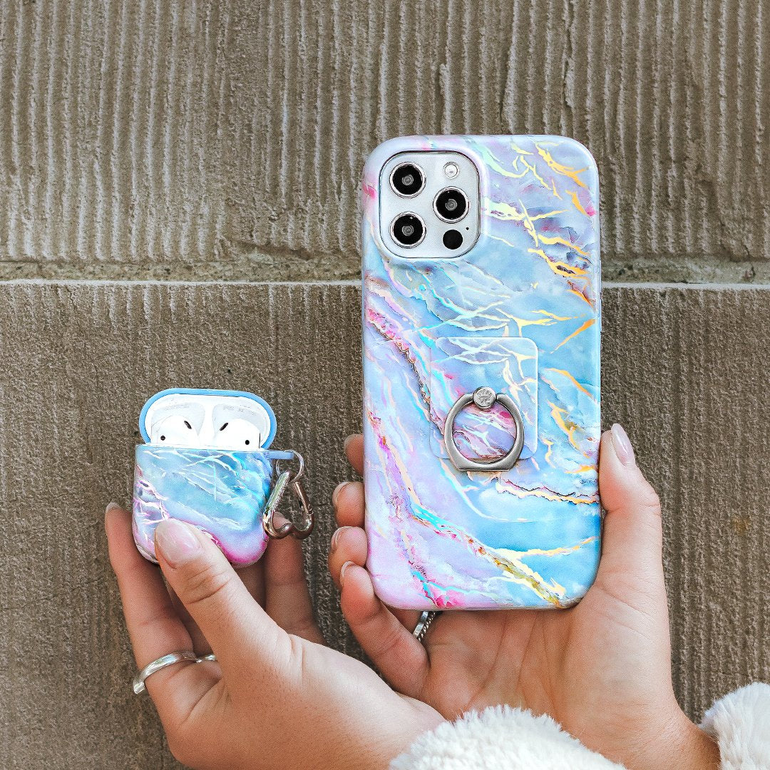 Holo Moonstone Marble iPhone Case –