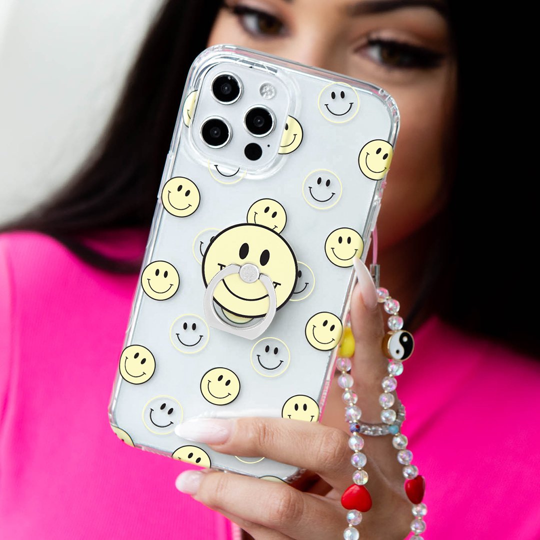 Smiley Clear iPhone Case –