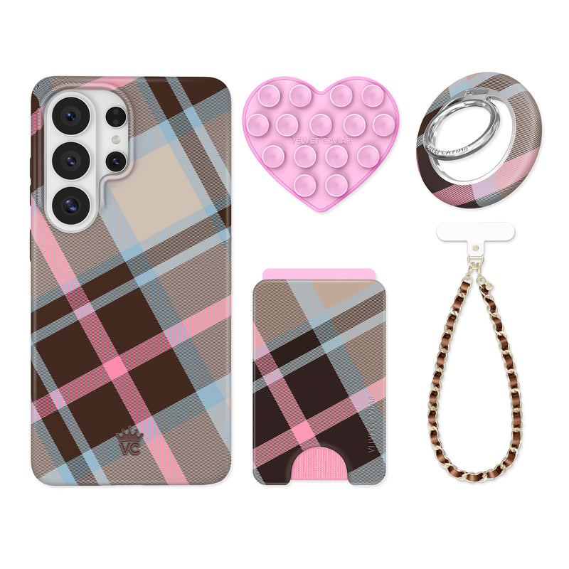 London Plaid Samsung Bundle Set