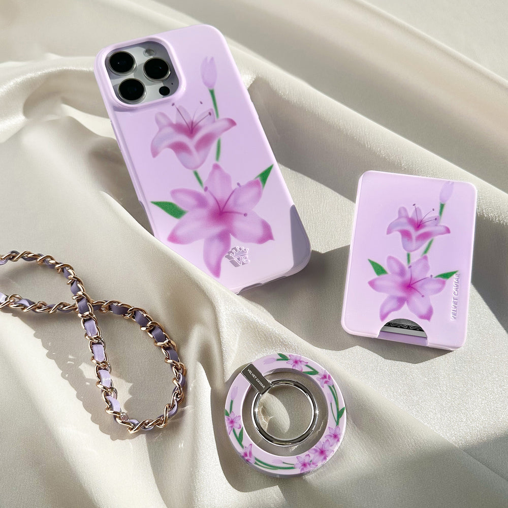 spell lily flower Love Spell Lily Floral MagSafe Wallet