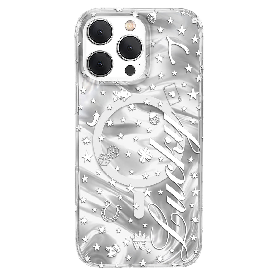 Lucky Girl Holo iPhone Case