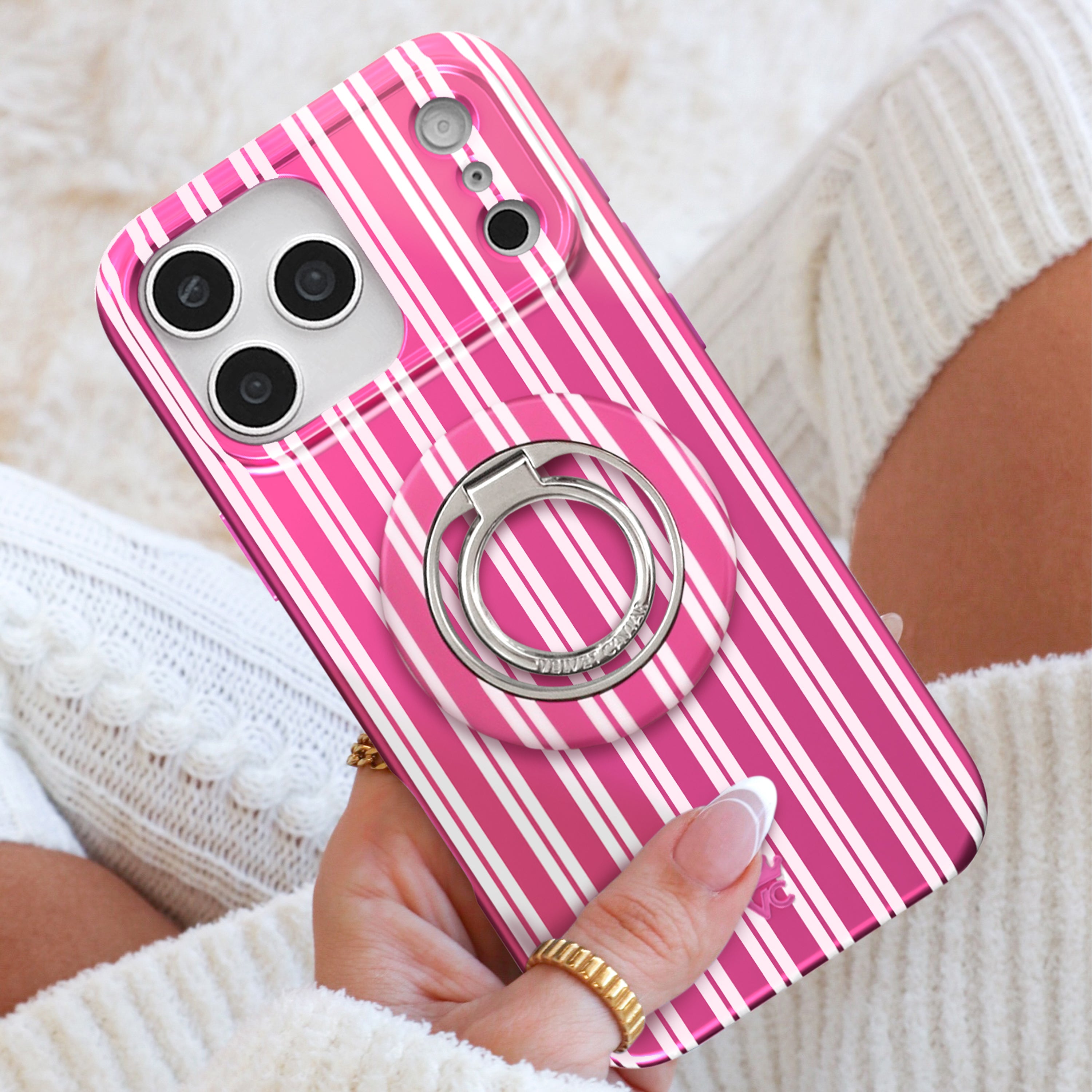 Candy Cane Stripes MagSafe Grip Ring - Thumbnail 4