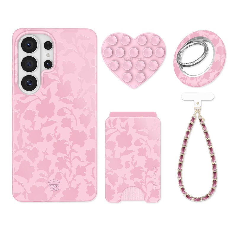 Magical Mauve Floral Samsung Bundle Set