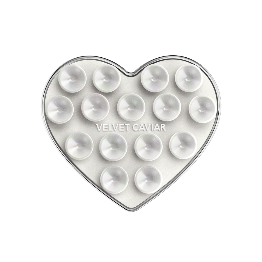 Silver Chrome Heart MagSafe MightyGrip