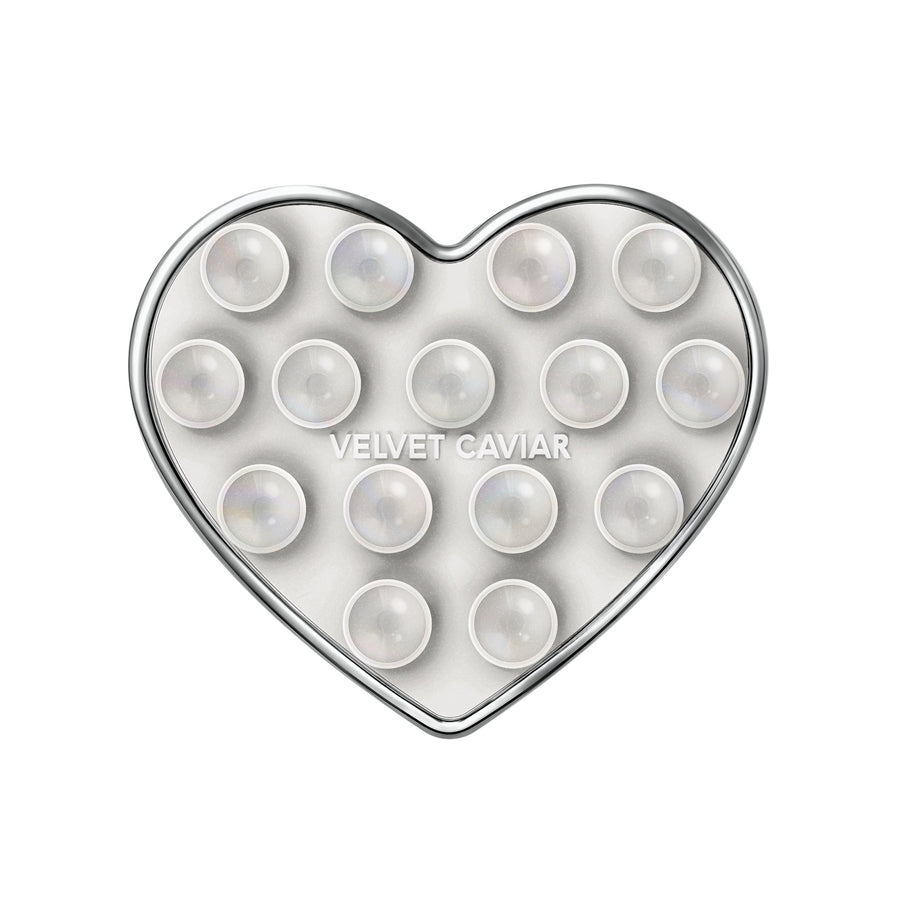 Silver Chrome Heart MagSafe MightyGrip