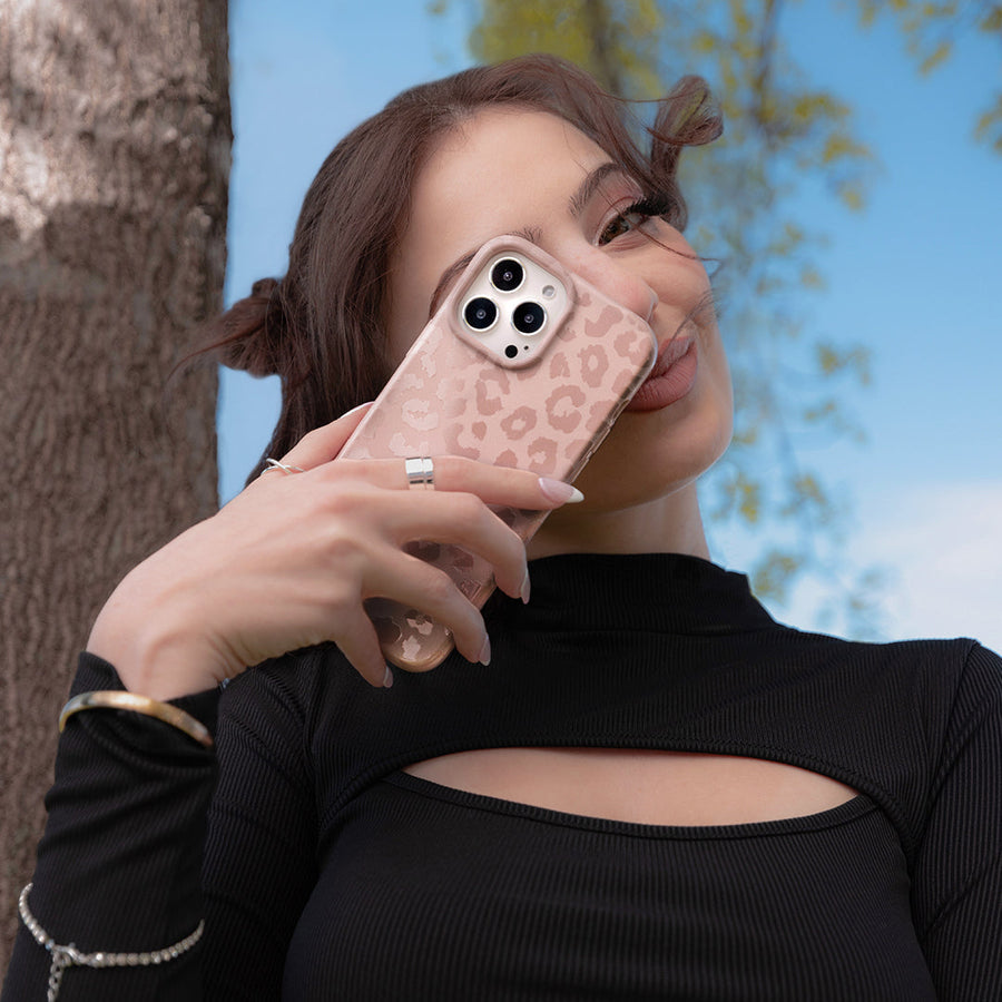 Nude Leopard iPhone Case lifestyle