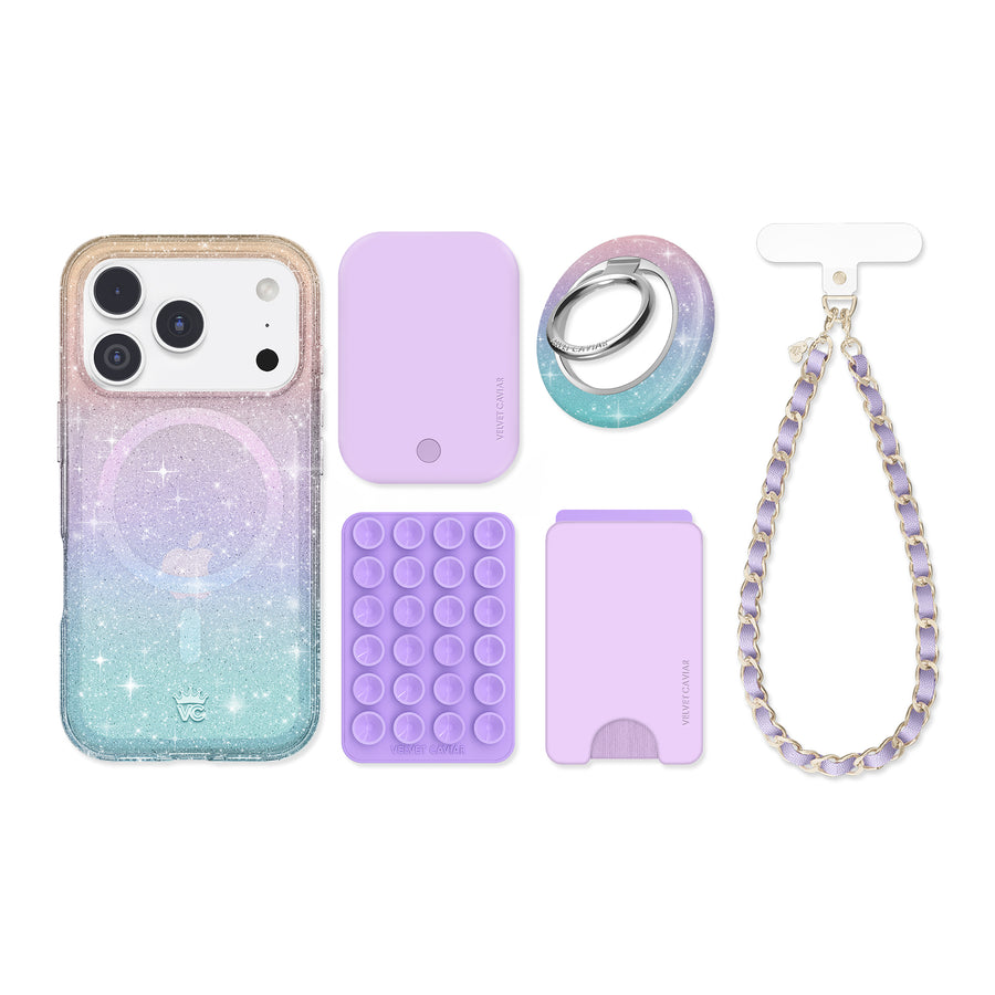 Ombre Stardust iPhone Bundle Set