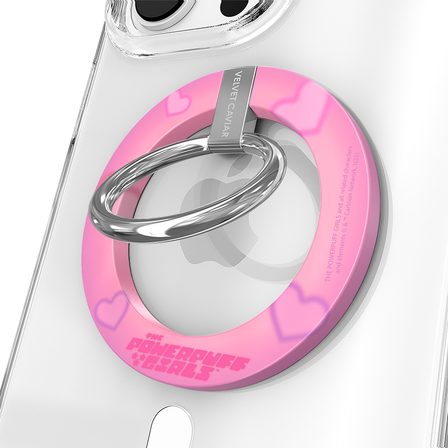 The Powerpuff Girls Airbrush Hearts MagSafe Grip Ring