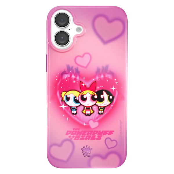 The Powerpuff Girls Airbrush Hearts iPhone Case The Powerpuff Girls Airbrush Hearts iPhone Case