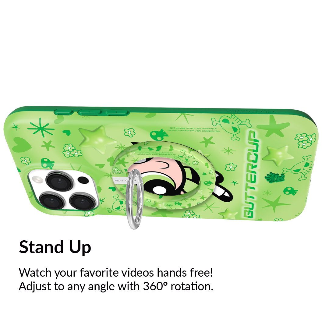 The Powerpuff Girls Buttercup MagSafe Grip Ring - Thumbnail 2