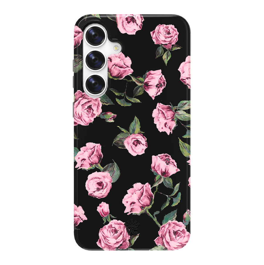 Pink Rose Floral Samsung Case