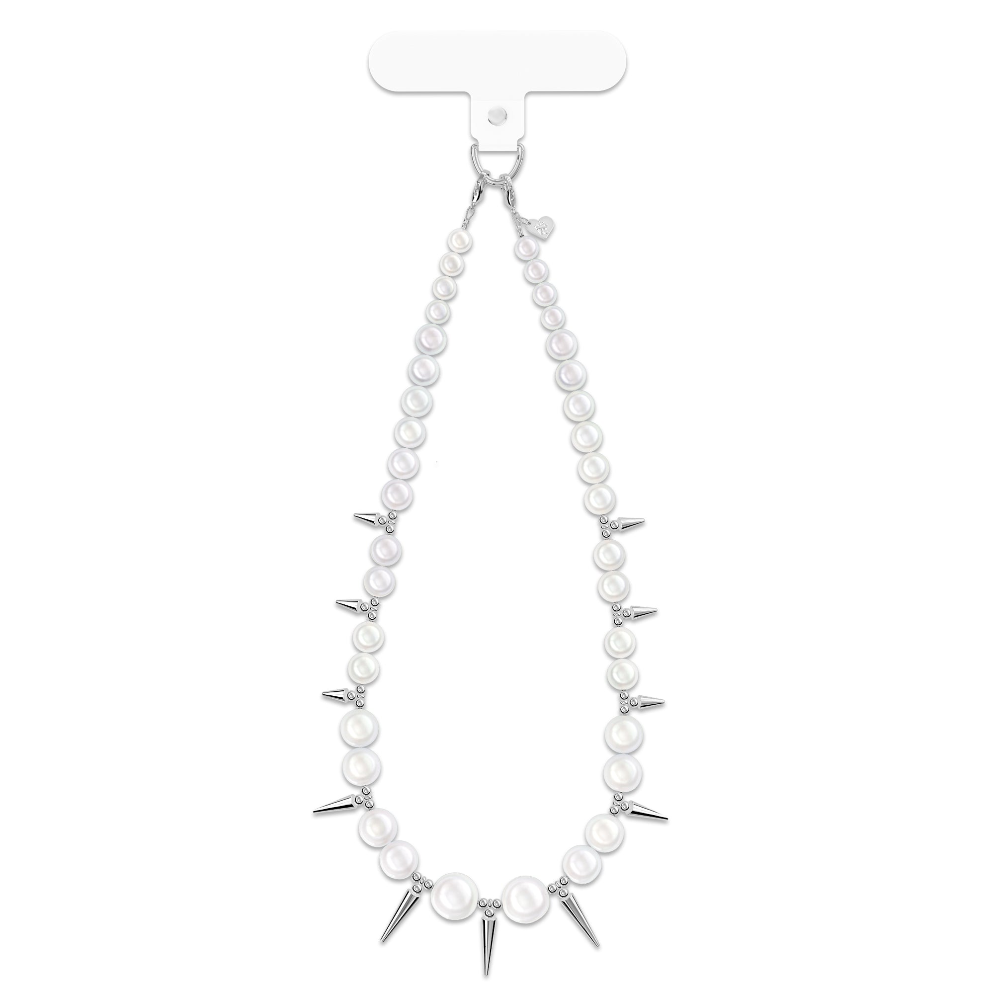 Pearl Spike Phone Charm