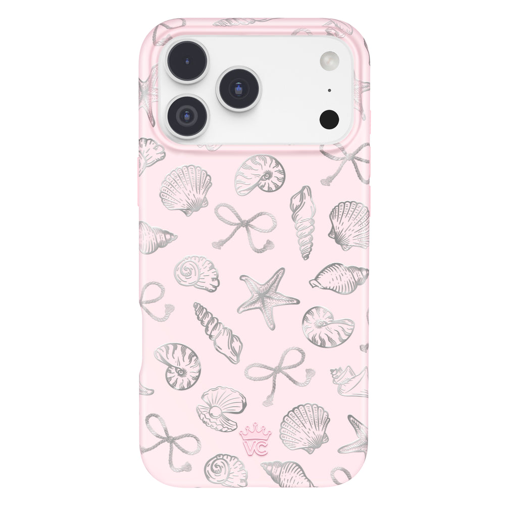 Pink Coastal Seashells iPhone Case iPhone 17