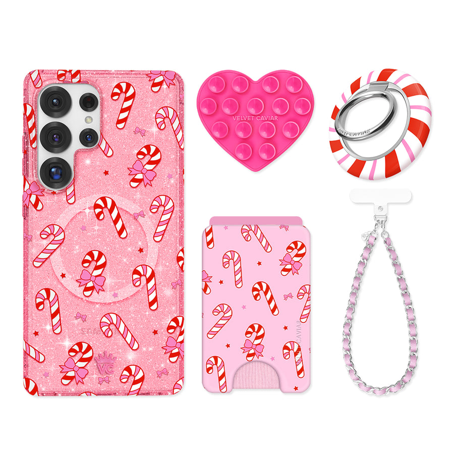 Pink Peppermint Princess Samsung Bundle Set