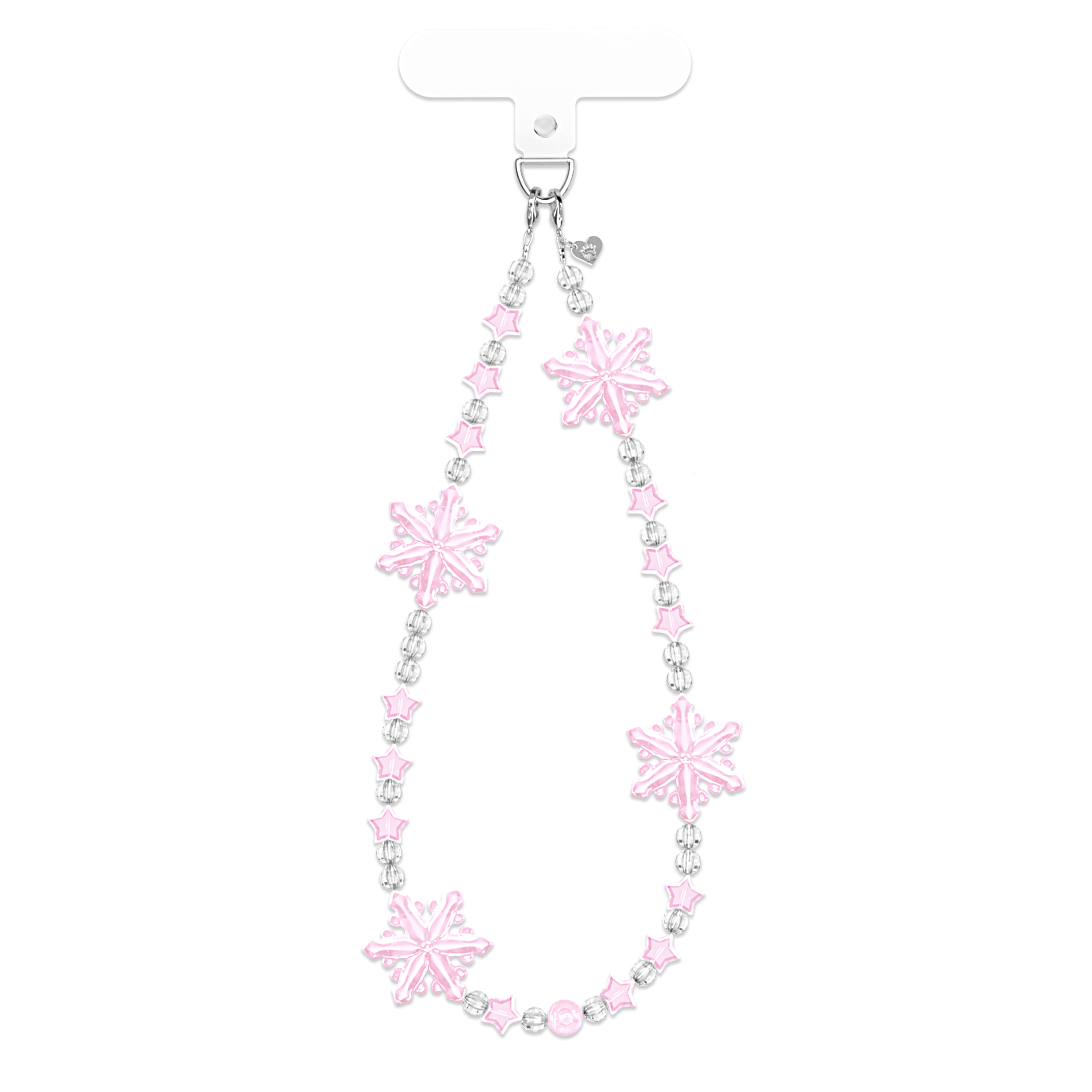 Pink Snowflake Phone Charm - Thumbnail 3