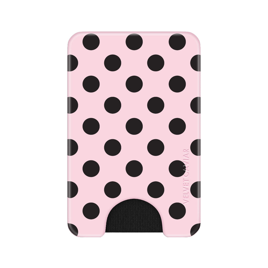 Princess Pink Polka Dot MagSafe Wallet