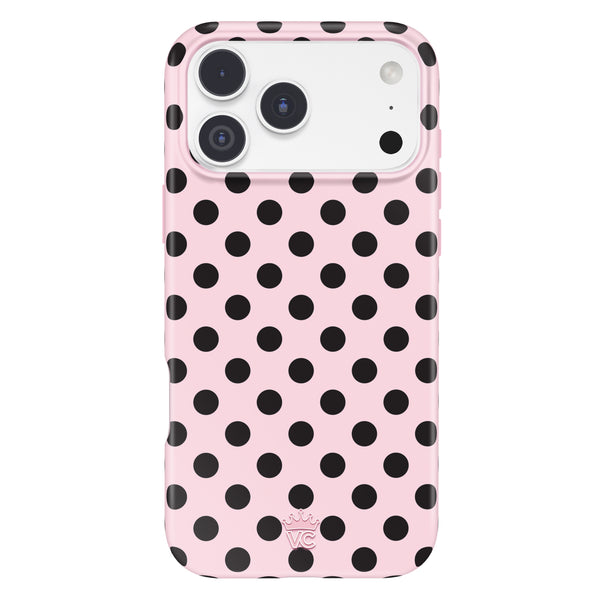 Princess Pink Polka Dot iPhone Case