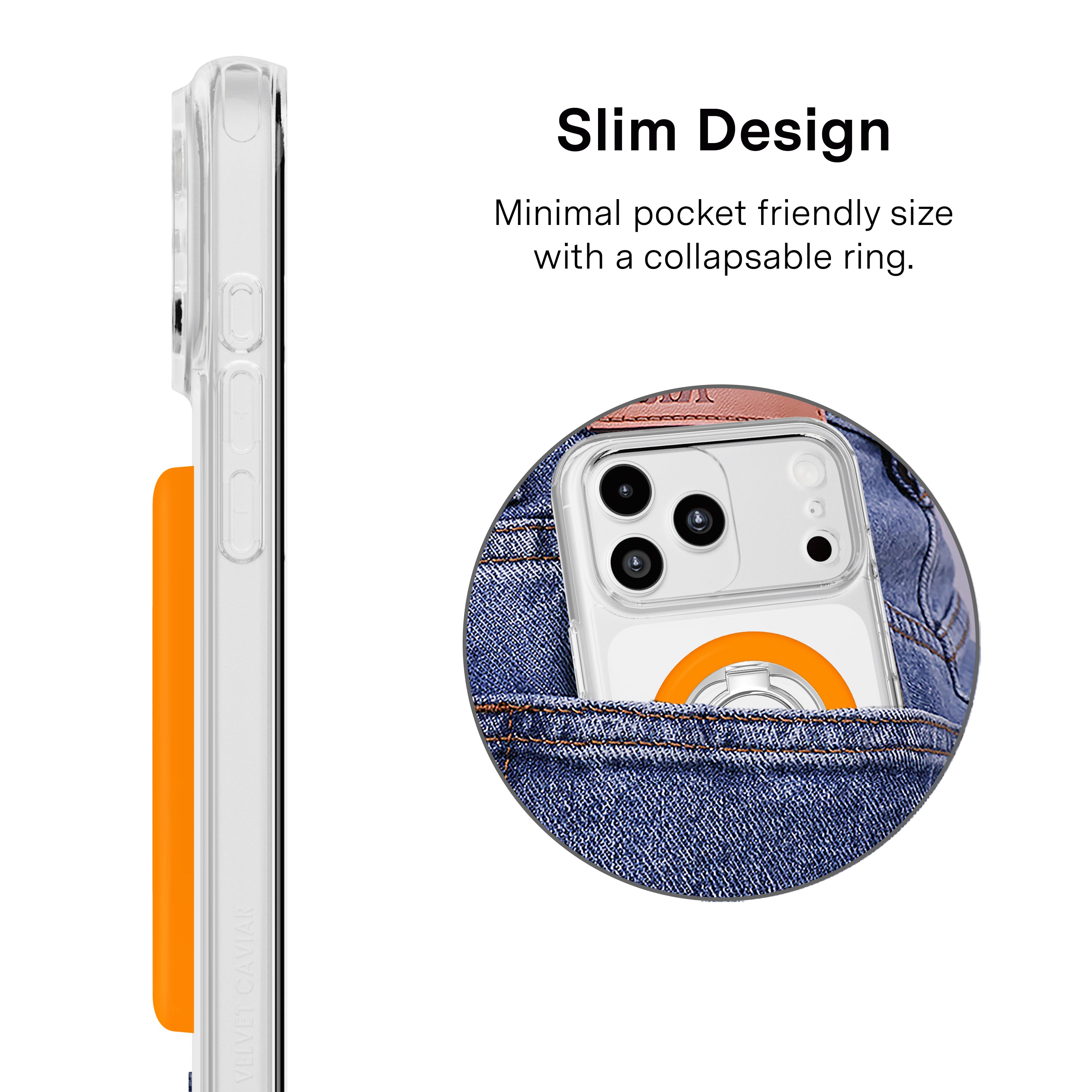 Pumpkin Spice Orange MagSafe Grip Ring - Thumbnail 2