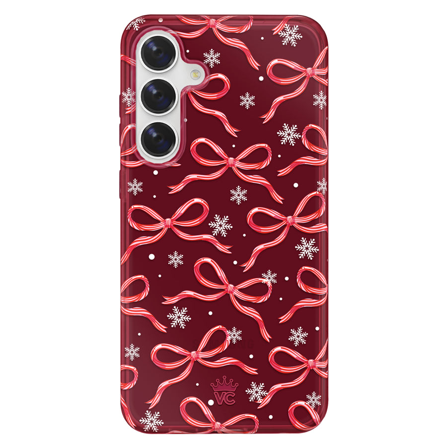 Candy Cane Bows Samsung Case