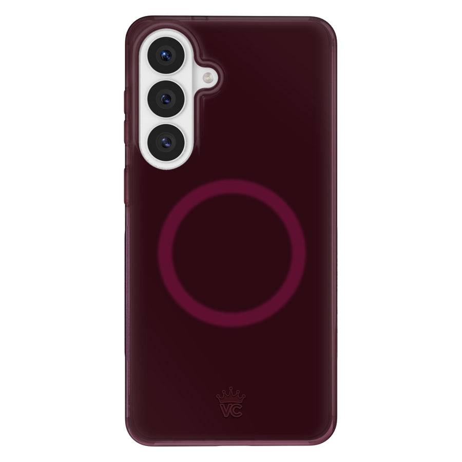 Burgundy 1990 Jelly Samsung Case