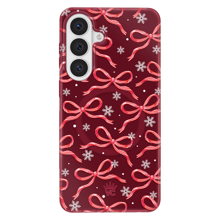 Candy Cane Bows Samsung Case