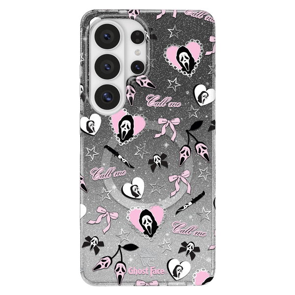 Ghost Face Goth Glitter Samsung Case