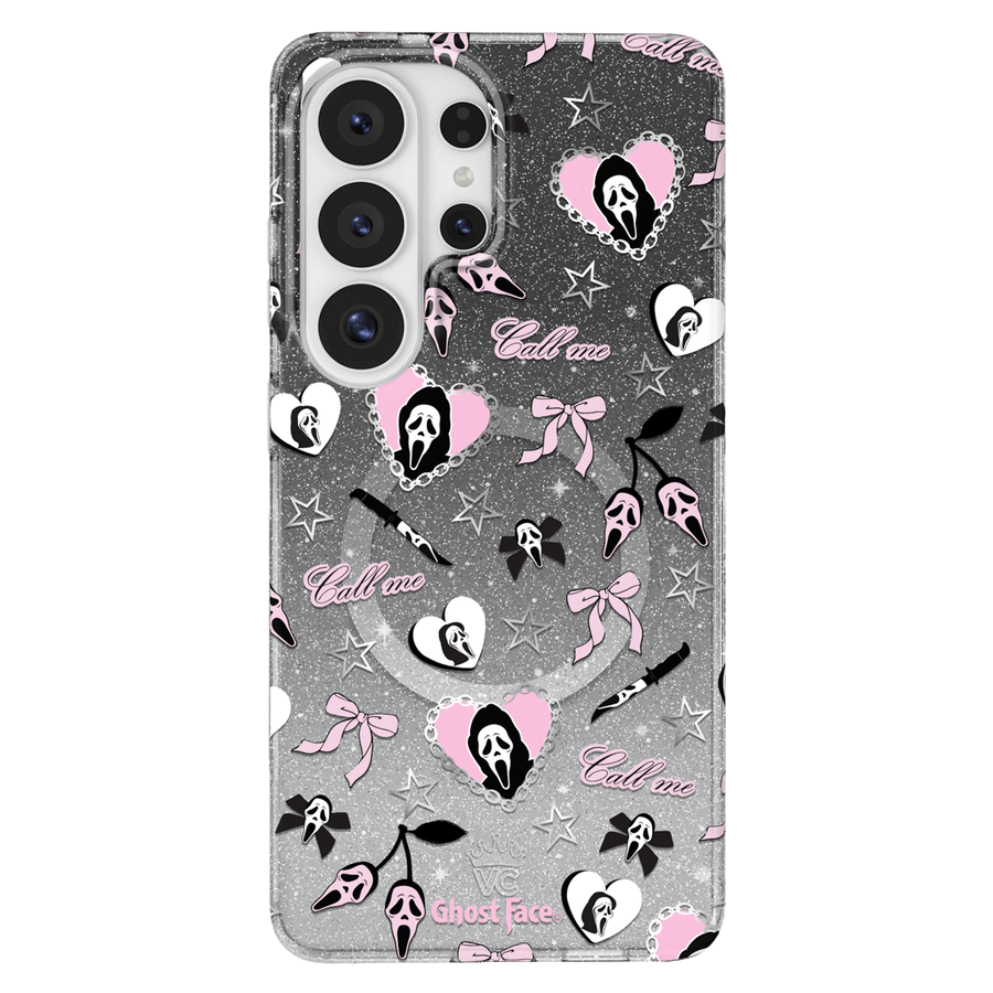 Ghost Face Goth Glitter Samsung Case