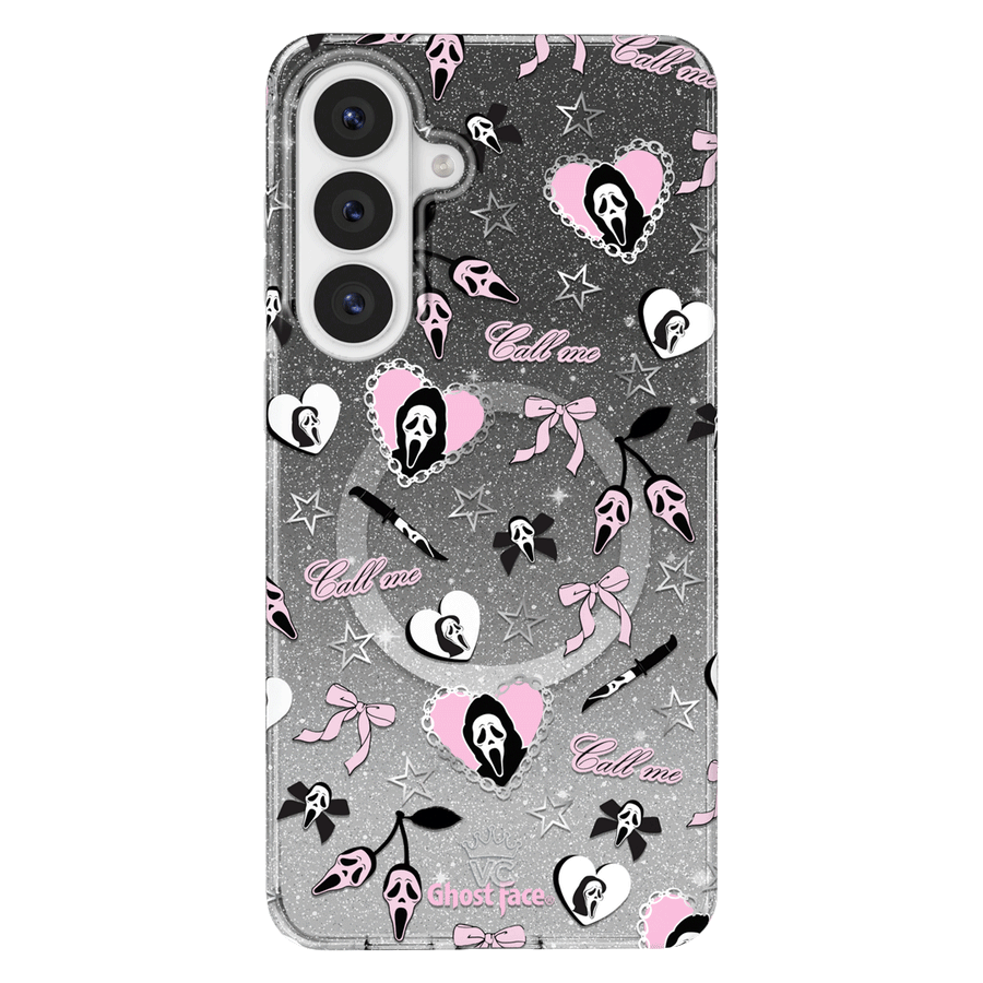Ghost Face Goth Glitter Samsung Case