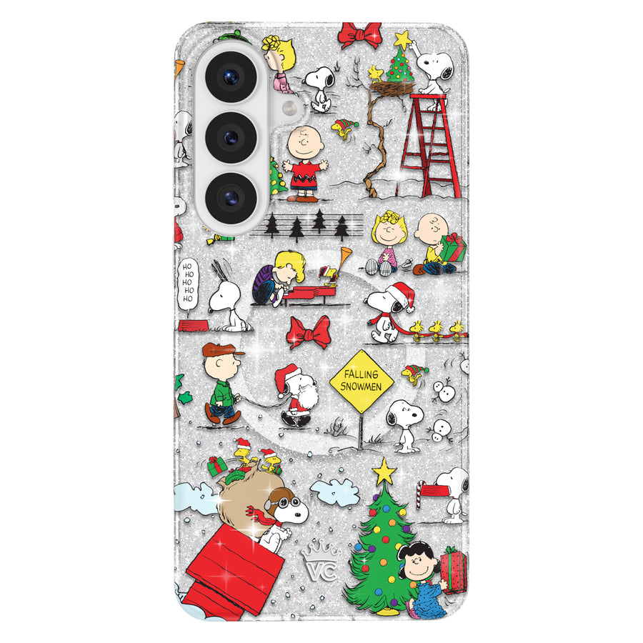 Snoopy Christmas Glitter Samsung Case