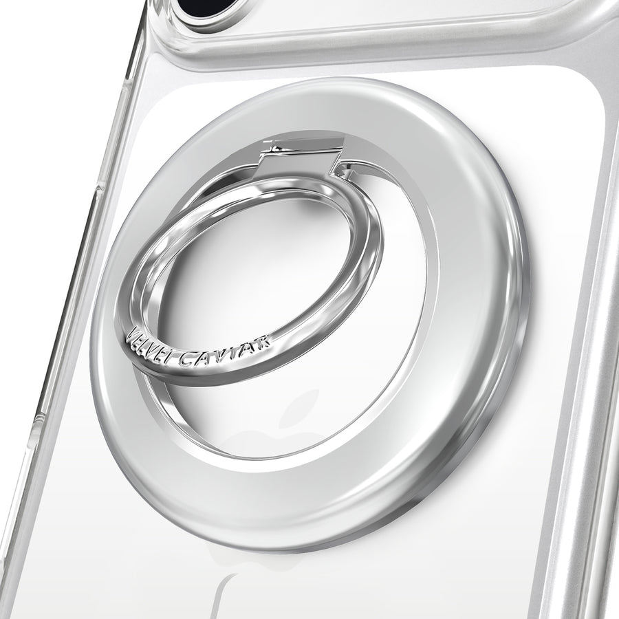 Silver Chrome MagSafe Grip Ring