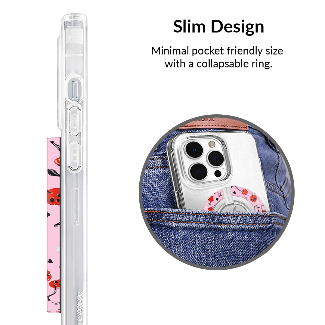 Sour Cherry Skulls MagSafe Grip Ring - Thumbnail 4